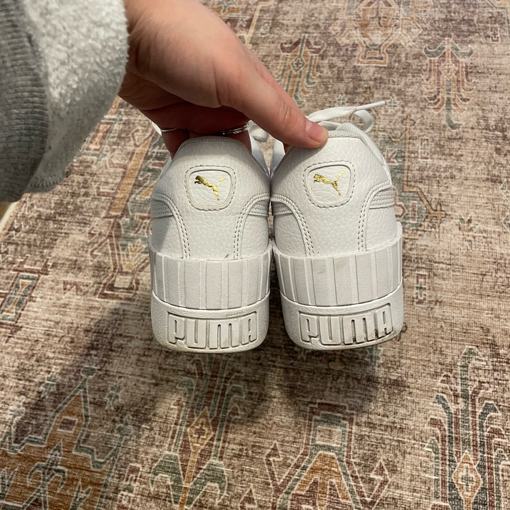Puma Cali Wedge White Sneakers Women - Picture 4 of 7